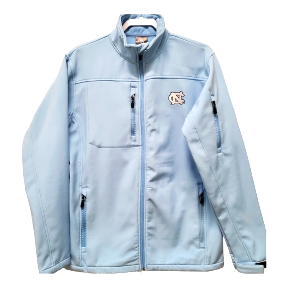 UNC Tarheels Men's Zip Jacket Carolina Blue Medium Knights Apparel Lined - Picture 10 of 12